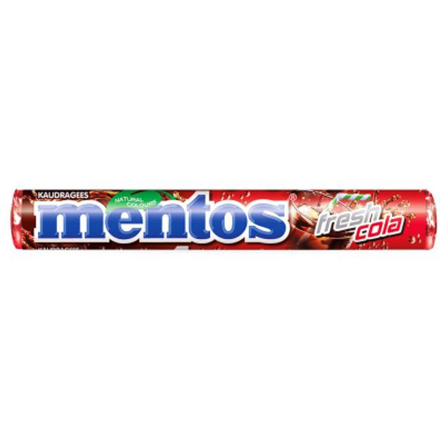 Драже Жувальна Mentos Кола 37.5 Г